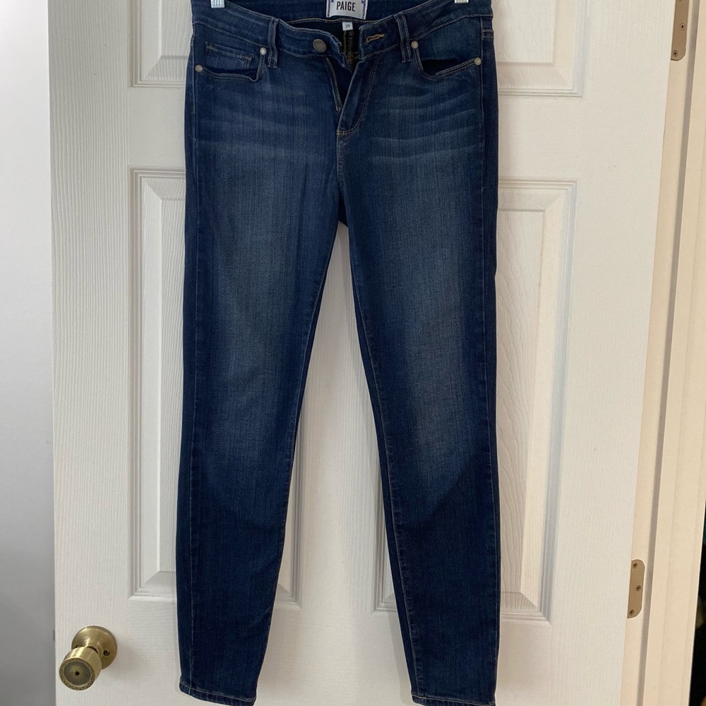 Paige dark denim jeans